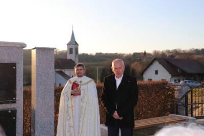 Blagoslov žarnega zidu v Markovcih 2